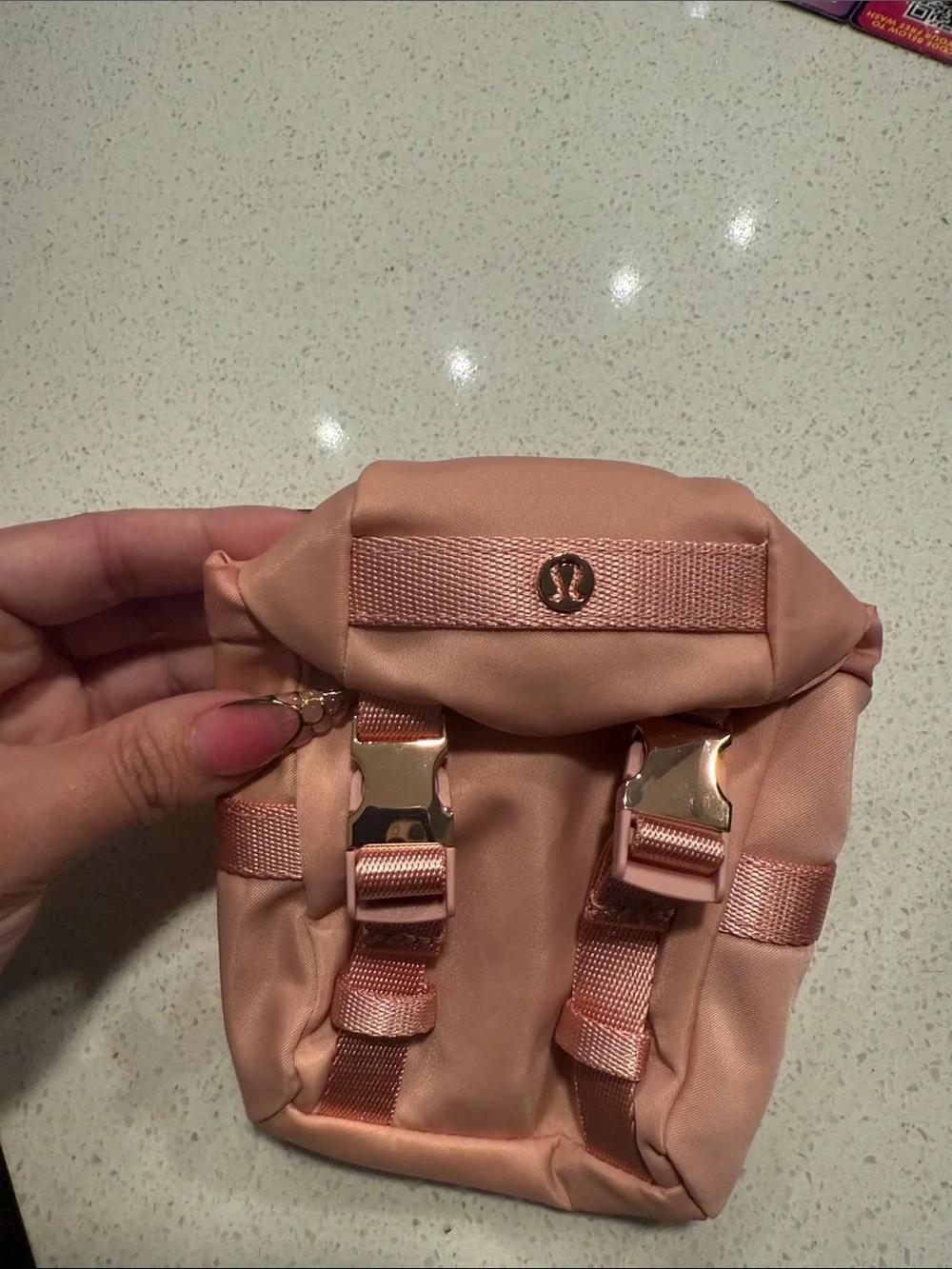 Lululemon Wunderlust Nano Backpack in Tea Rose